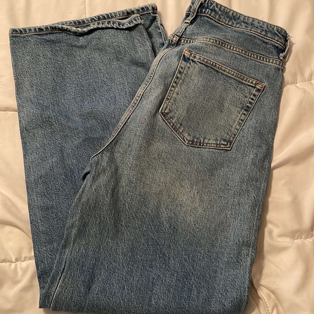 Wide leg jeans